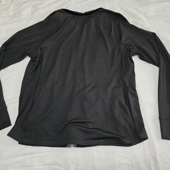 Old Navy Go-Dry Women's Sleek Black Full-Zip Jacket Thin 2X /0032 - Picture 2 of 3